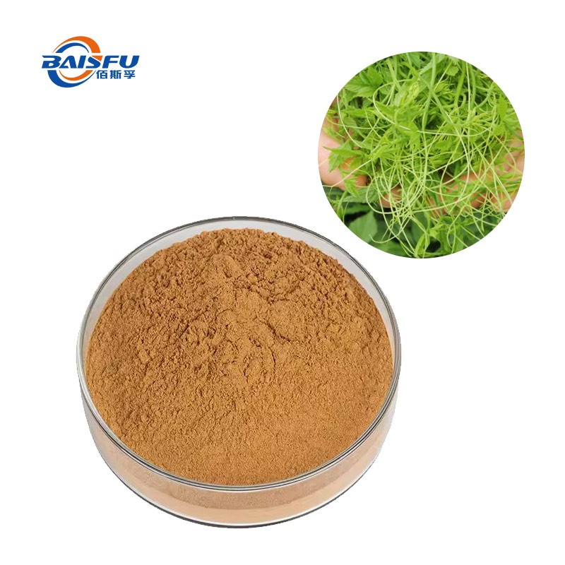 Gynostemma pentaphyllum Extract can be added to Beverages, Candies, Cakes and other Foods