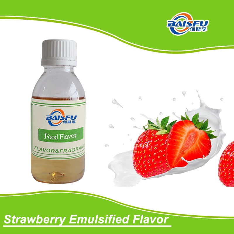 Baisfu Food Grade Flavor Strawberry Emulsified Flavor For Bakery Candy Beverage